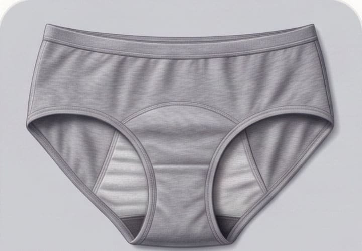 Period underwear product application for leak-proof technology
