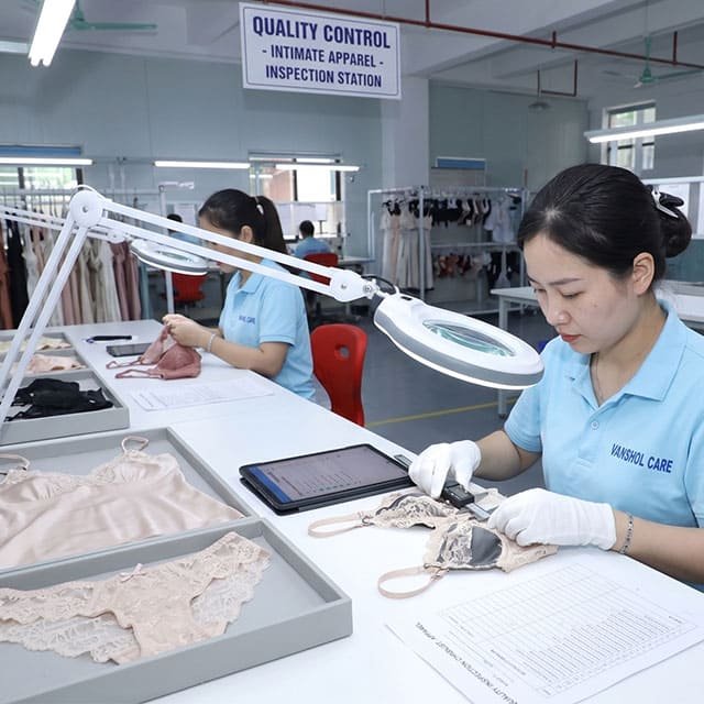Quality control checks for intimate apparel