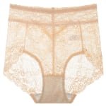 Sexy Sheer Lace Protective Period Panties apricot color view