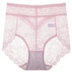 Sexy Sheer Lace Protective Period Panties pink color view