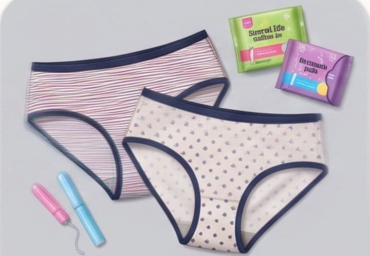 Teen period product application for leak-proof technology
