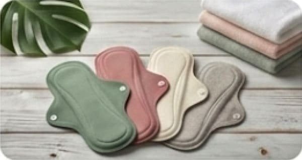 Placeholder for reusable menstrual pad private-label packaging project